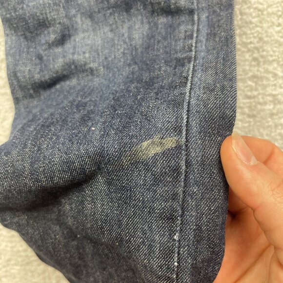 Y2K GUESS Jeans Sz 24 Casual Low Rise STARLET Skinny Leg Dark Blue Denim - Picture 11 of 13
